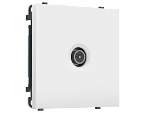 MS833005 Комплект механизма TV розетки оконечной экранированной SIGMA Белый мягкое касание 5-1000MHz 3dB QUANT PRO (SP8330, PR199)