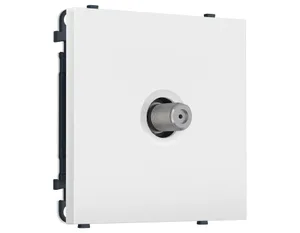MS833050 Комплект механизма TV розетки SAT SIGMA Белый мягкое касание 5-2400MHz 3.5dB QUANT PRO (SP8330, PR215)