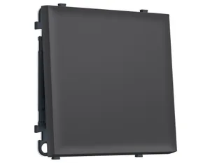 MS901010 Комплект механизма 1-кл выключателя SIGMA Графит Мягкое касание 10A-250V QUANT PRO (SP9010, PR101)
