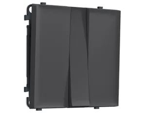 MS905010 Комплект механизма 3-кл выключателя SIGMA Графит Мягкое касание 10A-250V QUANT PRO (SP9050, PR133)