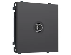 MS913010 Комплект механизма TV розетки оконечной SIGMA Графит Мягкое касание 50-870 MHz 1dB QUANT PRO (SP9130, PR202)