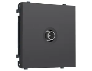 MS913030 Комплект механизма TV розетки проходной SIGMA Графит Мягкое касание 5-1000 MHz 4dB QUANT PRO (SP9130, PR211)