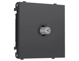 MS913050 Комплект механизма TV розетки SAT SIGMA Графит Мягкое касание 5-2400MHz 3.5dB QUANT PRO (SP9130, PR215)