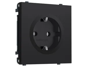 MS986010 Комплект механизма электрической розетки SIGMA Черный Мягкое касание 50Hz 2P+E с/з 16A-250V QUANT PRO (SP9860, PR141)