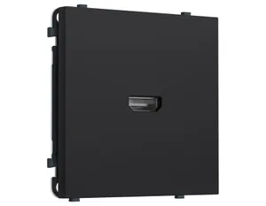 MS994030 Комплект механизма розетки HDMI 2.1 SIGMA Черный Мягкое касание 30V/900MS 4K-120HZ 8K-60Hz QUANT PRO (SP9940, PR223)