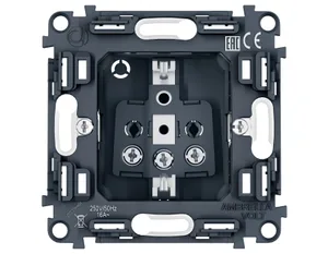 PR141 Механизм электрической розетки 16A-250V с/з на винтовых зажимах QUANT PRO