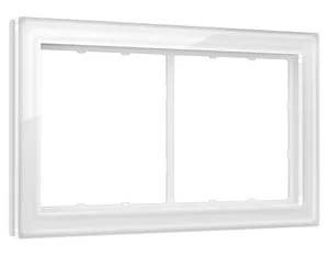 SF350102 Рамка SIGMA Briz (Белый Стекло закаленное натуральное) 2-ая