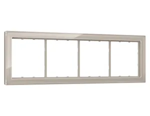 SF350384 Рамка SIGMA Briz (Серо-бежевый Стекло закаленное натуральное) 4-ая