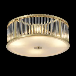 Потолочная люстра AVENUE Crystal Lux AVENUE PL4 BRASS