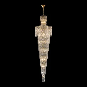 Люстра каскадная ABRIL Crystal Lux ABRIL SP28 GOLD