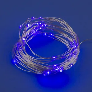 Гирлянда Uniel ULD-S0500-050/SCB/2AA PURPLE IP20 DEW
