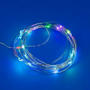 Гирлянда Uniel ULD-S0200-020/DTB/3AA/RC RGB IP20 DEW