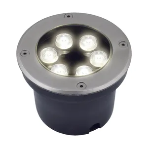 Уличный встраиваемый Uniel Ulu-b тротуарные ULU-B11A-6W/2700K IP67 GREY