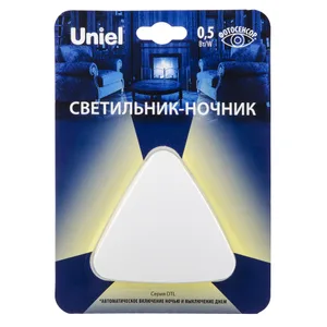 Детский ночник Uniel DTL-320 Треугольник/White/Sensor