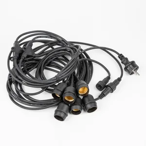 Гирлянда Uniel UDL-K230 6/E27/5M IP54 BLACK BELT-LIGHT GREENHOUSE