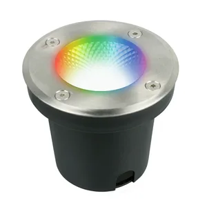 Уличный встраиваемый Uniel Ulu-b тротуарные ULU-B12A-9W/RGB IP67 GREY