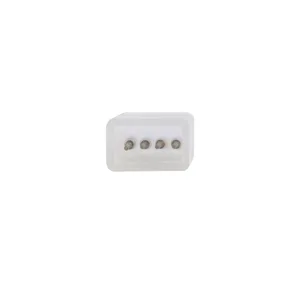Соединитель контактный прямой для светодиодных лент 220В 5050 RGB Uniel UTC-K-14/B67-RGB CLEAR 025 POLYBAG