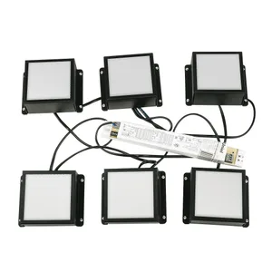 Встраиваемый светильник Uniel Grilyato mini ULP-0808 42W/4000К IP40 GRILYATO BLACK KIT06