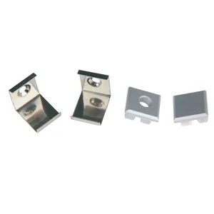 Набор аксессуаров для алюминиевого профиля Uniel UFE-N05 SILVER A POLYBAG