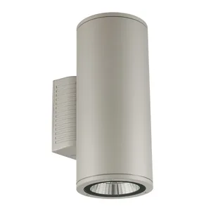 Уличный настенный светильник Uniel ULU-S22D-2x22W/6400K IP65 LIGHT GREY