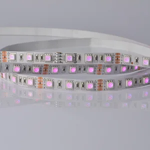 LED лента Uniel ULS-5050-60LED/m-10mm-IP20-DC24V-14,4W/m-5M-RGB катушка в герметичной упаковке