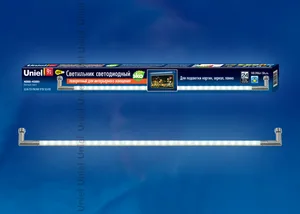 Мебельный светильник Uniel ULM-F31-9W/NW IP20 SILVER картон