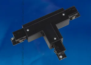 Коннектор для шинопровода Uniel UBX-A32 BLACK 1 POLYBAG