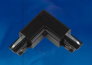 Коннектор для шинопровода Uniel UBX-A21 BLACK 1 POLYBAG
