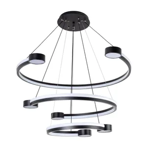 Подвесная люстра L LED4U L7100-3 BK