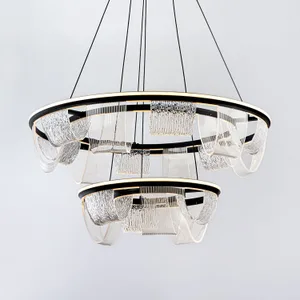 Подвесная люстра L LED4U L7706-800-460 BK