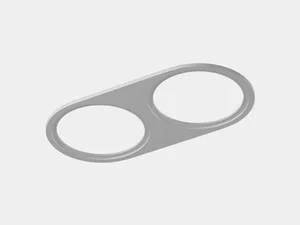 Рамка двойная для серии COMBO 4, SWG PRO 00-00004192
