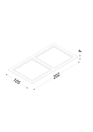 Рамка двойная для серии COMBO 3, SWG PRO 00-00004195