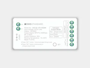 Контроллер универсальный Quick control SPI 3 в 1 (один цвет/RGB/RGBW), SWG Standard 00-00040673