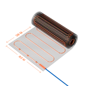 Теплый пол Voltum VLT01-200-1.5/ Нагревательный мат Т200, 200 Вт/м², 1.5 м²