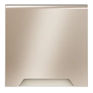 Накладка для розетки с заземлением, защитными шторками и крышкой S70 METAL Voltum VLSM000810