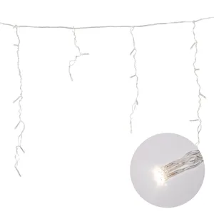 Бахрома светодиодная с контроллером, 1,8 м Uniel ULD-B1805-048/DTA WARM WHITE IP20