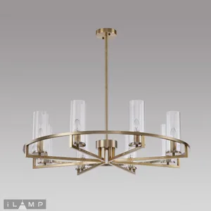 Люстра на штанге Evolution Ilamp 6806-8 QGD