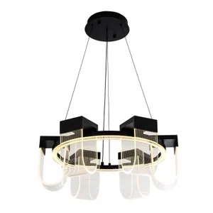 Подвесная люстра L LED4U L7707-600 BK