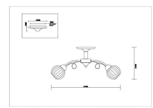 Потолочная люстра Nicky 1286/3C