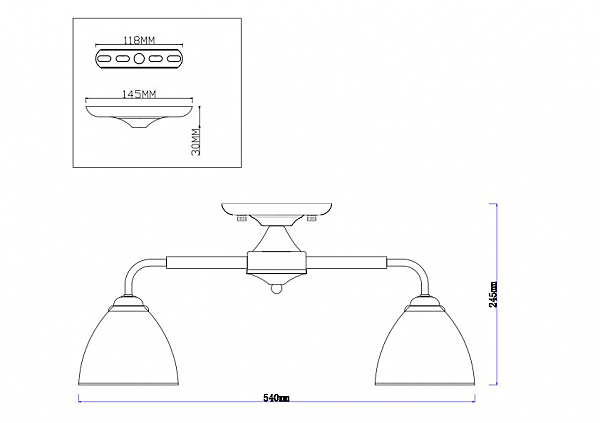 Потолочная люстра Westa 3111/3C
