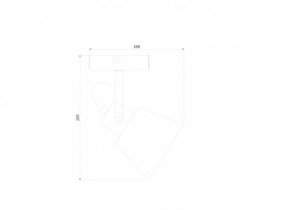 Светильник спот Teo 1232/1A