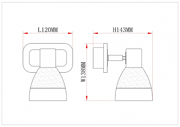 Светильник спот Mandy 1324/1A