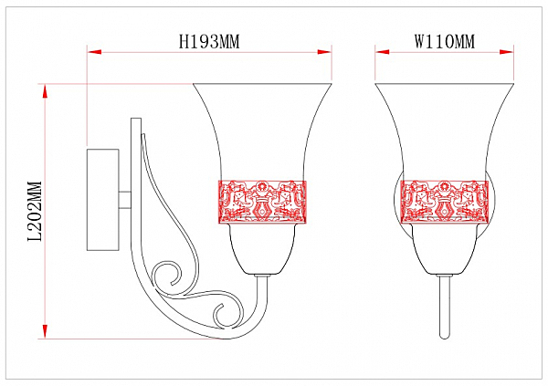 Настенное бра Nelly 1346/1W