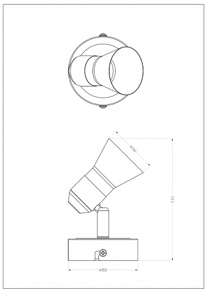 Светильник спот Rene 1222/1A