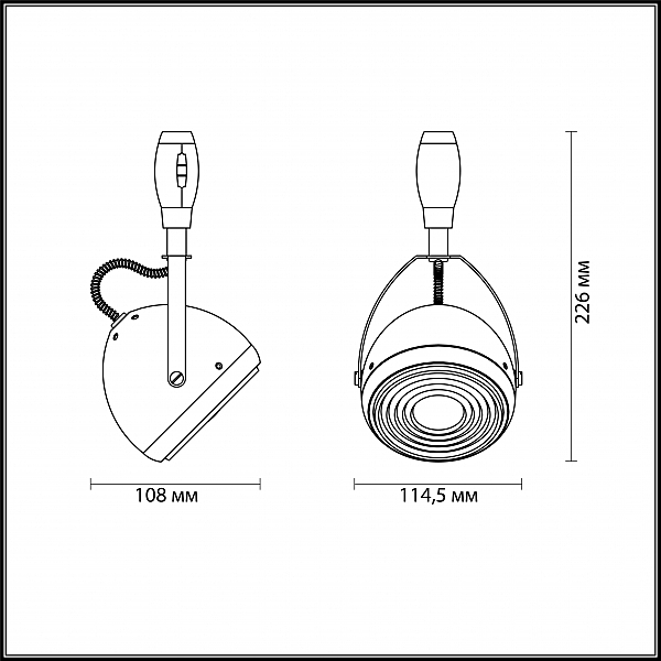 Трековый светильник Graffito 3803/1