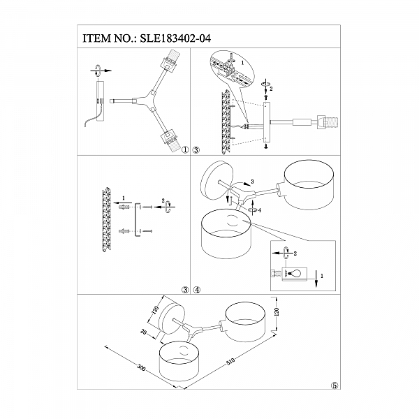 Настенное бра Gimento SLE183401-02