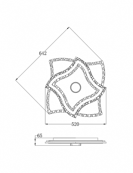 Потолочная люстра Multi-Space A1436PL-1WH