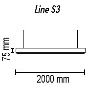Светильник подвесной Line Line S3 12