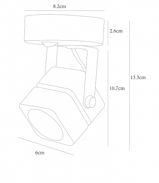 Светильник спот Misam A1315AP-1BK
