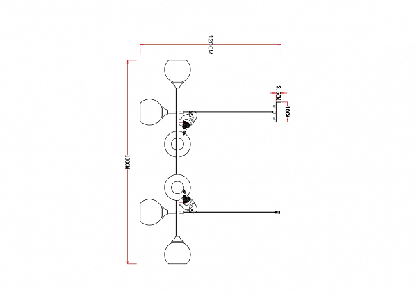 Подвесная люстра Gemelli A2150SP-6WG